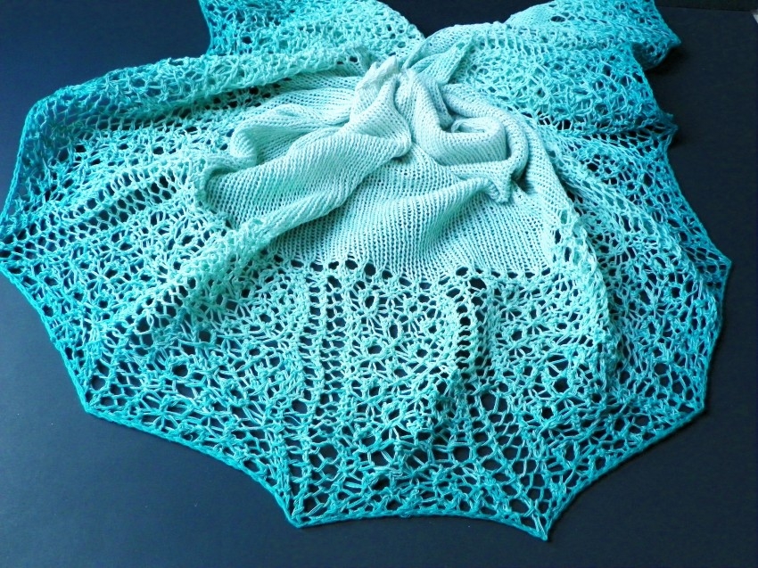 Crescent Lace Shawl