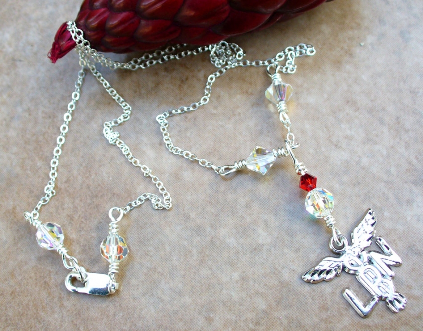 Licensed Practical Nurse Sterling Silver Charm Necklace Licensed Practical Nurse Sterling Silver Charm Necklace