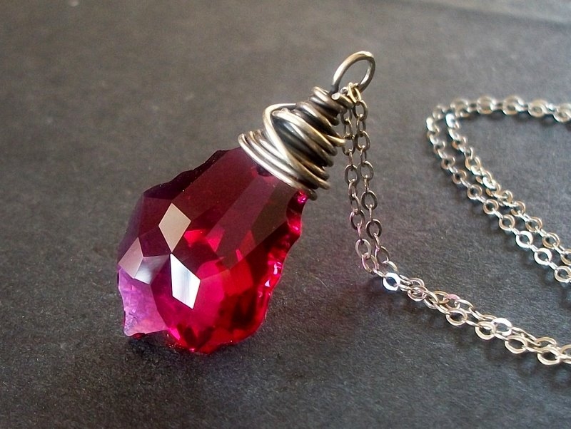 Fuchsia Forever - Necklace