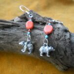 Pewter Bear Earrings